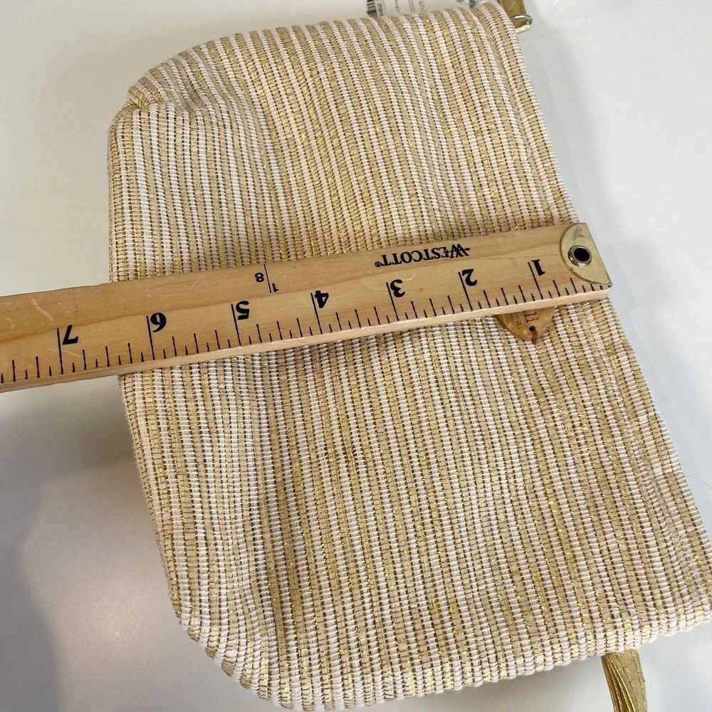 Cappelli Straworld by Bonnie Rubel Wristlet Bag Womens S Brown‎ Toyo Straw Lined